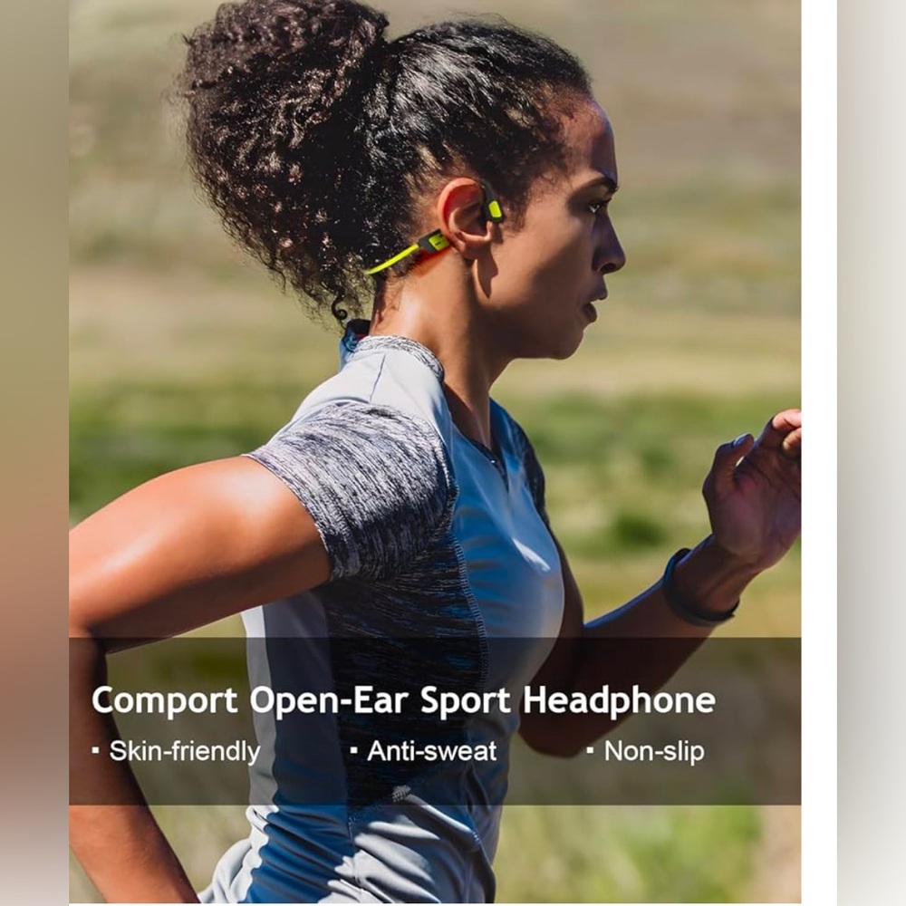 LOBKIN Bone Conduction Headphones, Swimming Headphones New Open Box